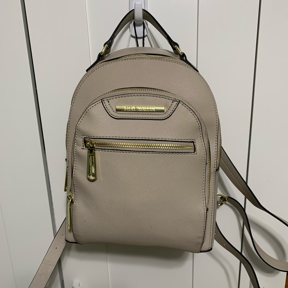 Pink/Cream backpack from Steve Madden